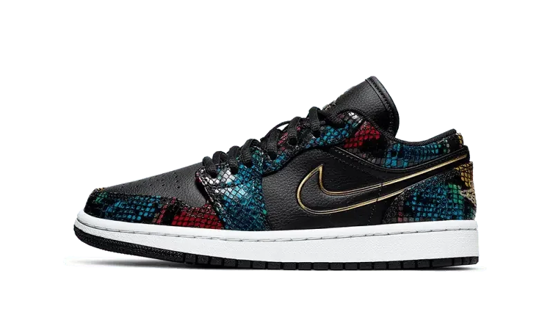 Jordan 1 Low Multi Snakeskin (W)