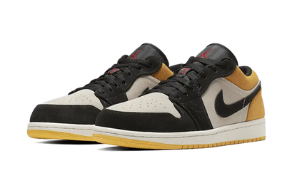 Air Jordan 1 Low Sail University Gold Black - 553558-127