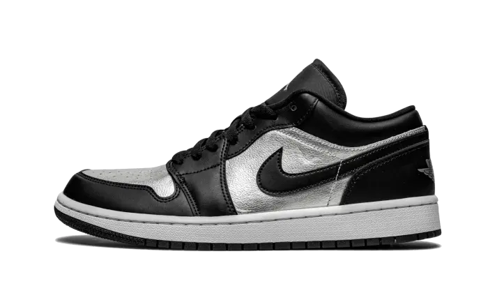 Air Jordan 1 Low SE Black Metallic Silver - DA5551-001