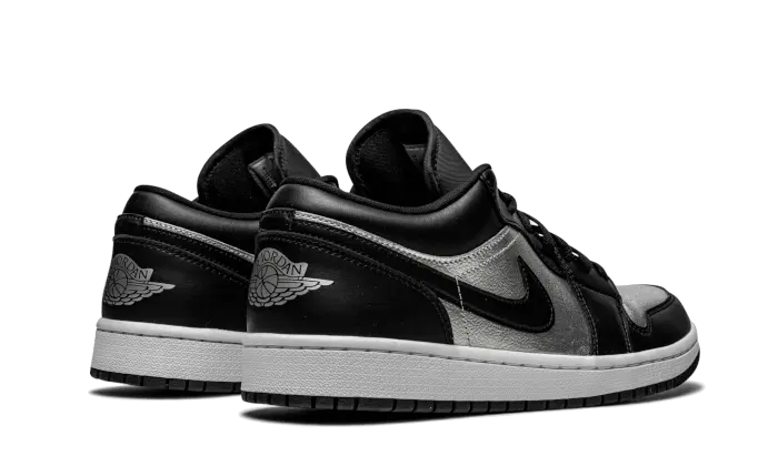 Air Jordan 1 Low SE Black Metallic Silver - DA5551-001