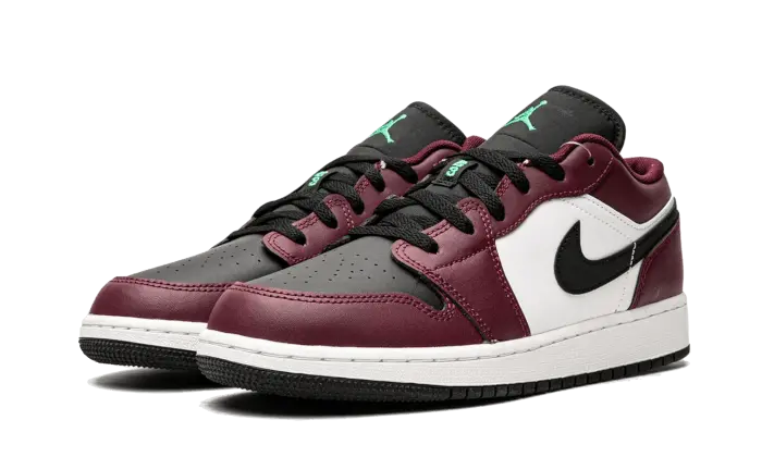 Air Jordan 1 Low SE Dark Beetroot Black Roma Green - DM0589-635