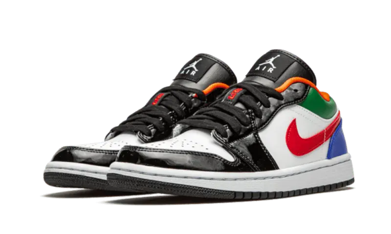 Air Jordan 1 Low Multi-Color Black Toe - CZ4776-101