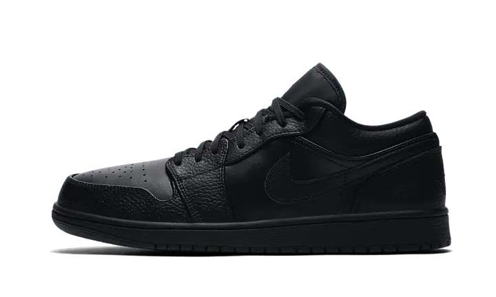 Air Jordan 1 Low Triple Black - 553558-091