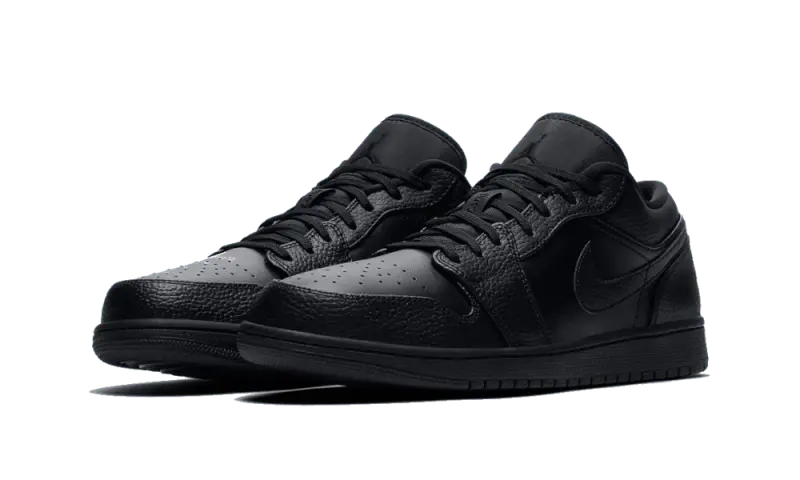 Air Jordan 1 Low Triple Black - 553558-091