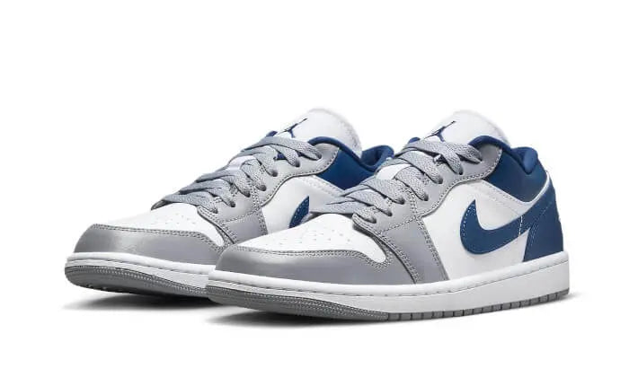 Air Jordan 1 Low White Grey Blue