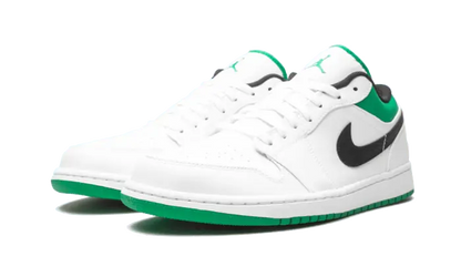 Air Jordan 1 Low White Lucky Green Black - 553558-129