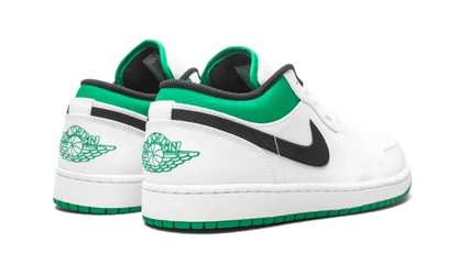 Air Jordan 1 Low White Lucky Green Black - 553558-129