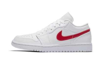 Air Jordan 1 Low White University Red - AO9944-161