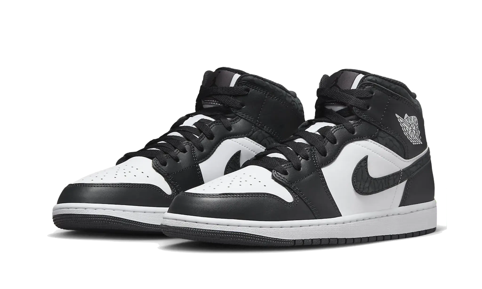 Air Jordan 1 Mid Black Elephant