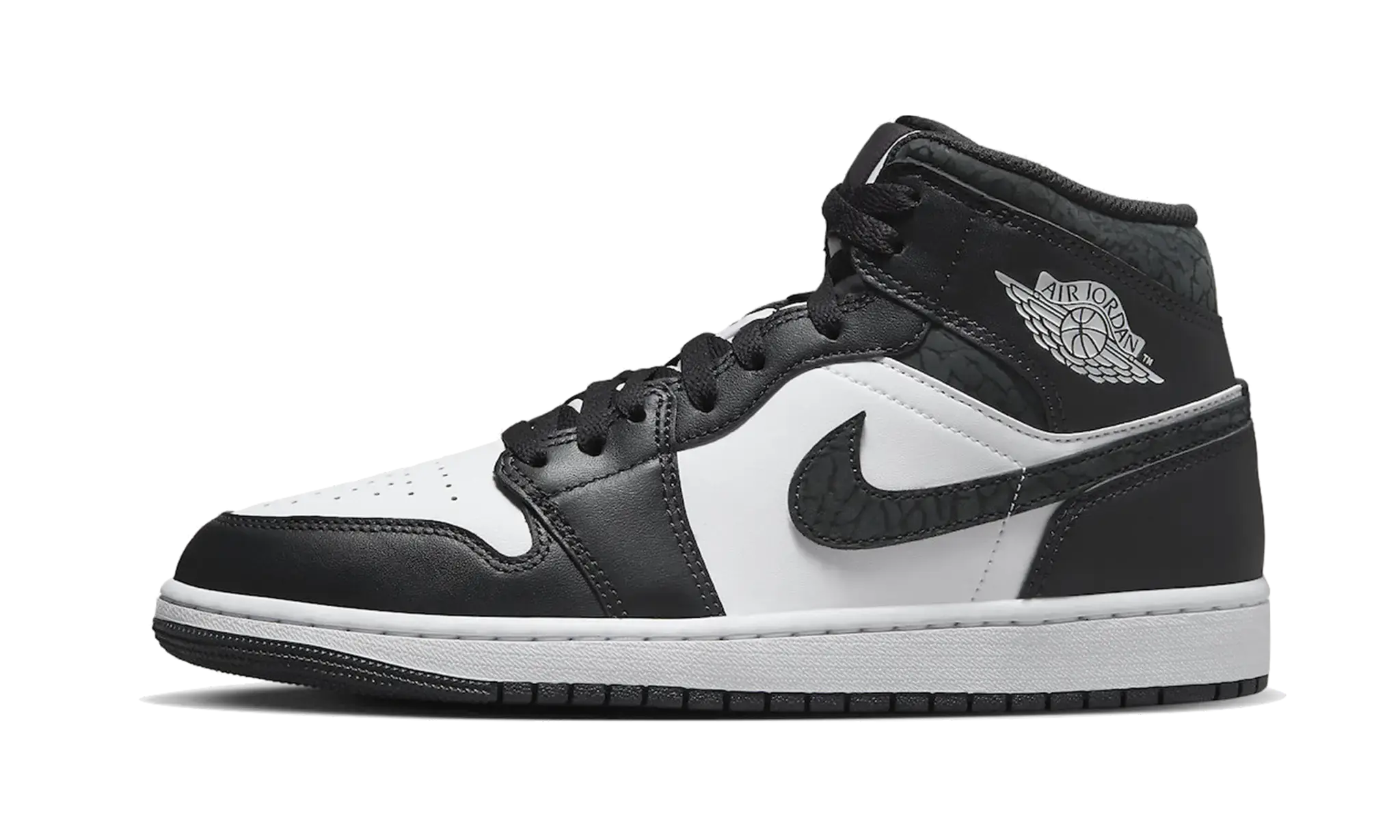 Air Jordan 1 Mid Black Elephant