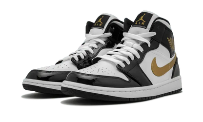 Air Jordan 1 Mid Black Gold - 852542-007