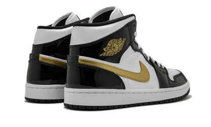 Air Jordan 1 Mid Black Gold - 852542-007