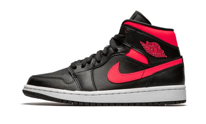 Air Jordan 1 Mid Black Siren Red