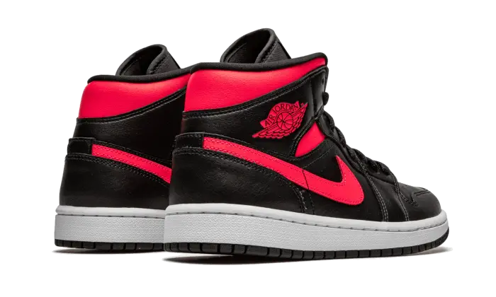 Air Jordan 1 Mid Black Siren Red