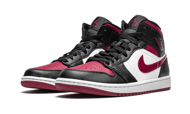 Air Jordan 1 Mid Bred Toe - 554724-066