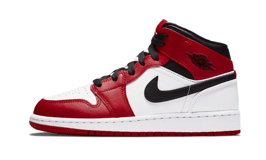 Air Jordan 1 Mid Chicago White - 554725-173