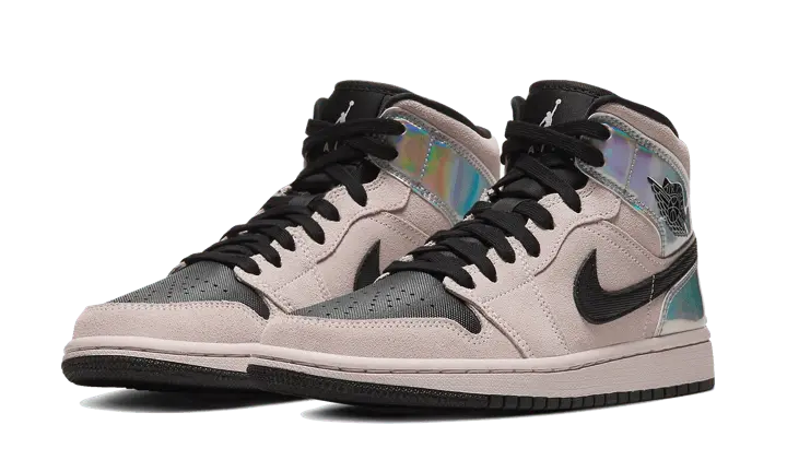 Air Jordan 1 Mid Dirty Powder Iridescent - BQ6472-602