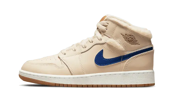 Air Jordan 1 Mid Fleece Pearl White - DO2207-264