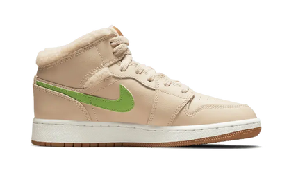 Air Jordan 1 Mid Fleece Pearl White - DO2207-264