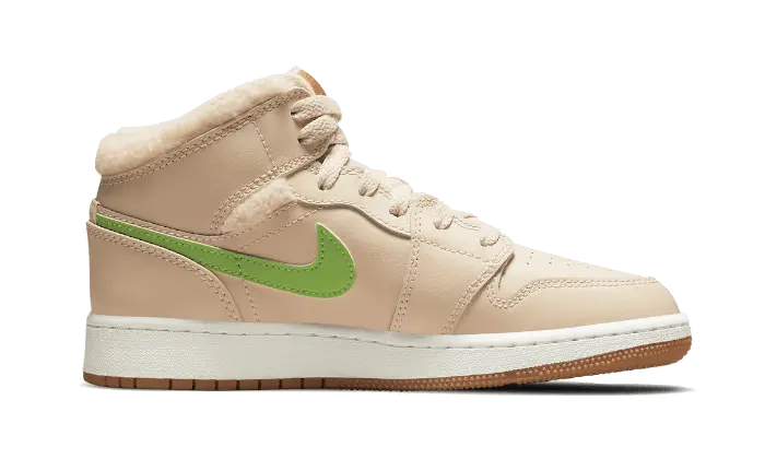 Air Jordan 1 Mid Fleece Pearl White - DO2207-264