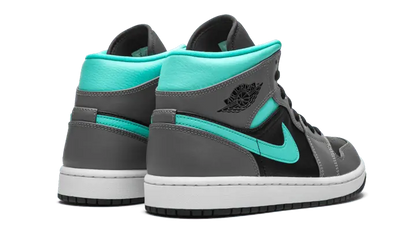 Air Jordan 1 Mid Grey Aqua - 554724-063