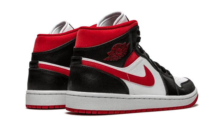 Air Jordan 1 Mid Gym Red Black White- 554724-122