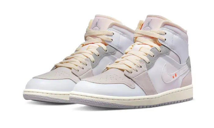 Air Jordan 1 Mid SE Craft Inside Out White Grey