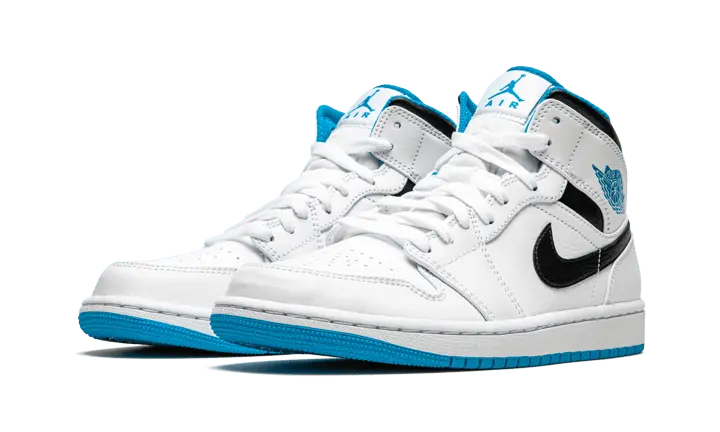 Air Jordan 1 Mid Laser Blue - 554724-141