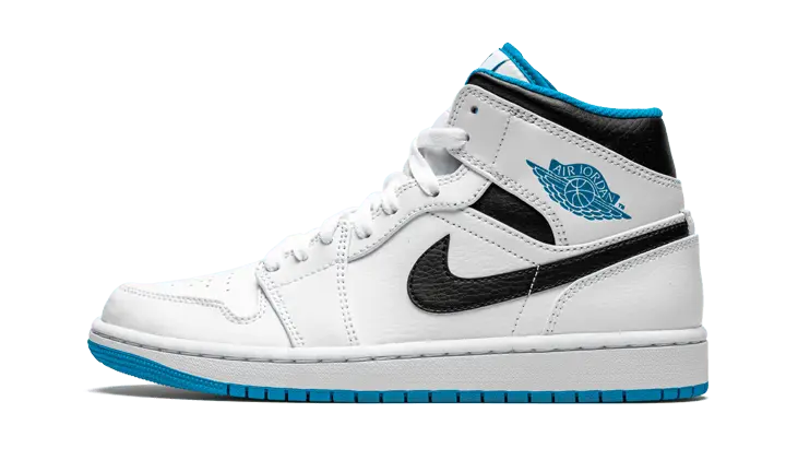 Air Jordan 1 Mid Laser Blue - 554724-141