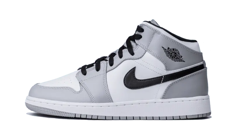 Air Jordan 1 Mid Light Smoke Grey - 554725-092