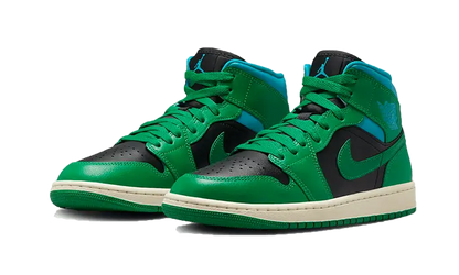 Air Jordan 1 Mid Lucky Green Aquatone