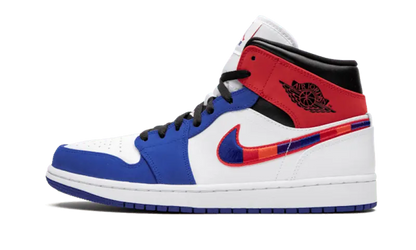 Air Jordan 1 Mid Multicolor Swoosh - 852542-146