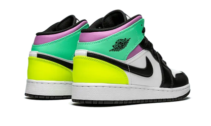 Air Jordan 1 Mid Pastel Black Toe - 554725-175