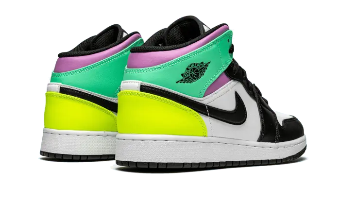 Air Jordan 1 Mid Pastel Black Toe - 554725-175