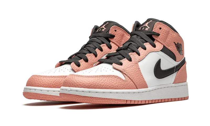 Air Jordan 1 Mid Pink Quartz - 555112-603