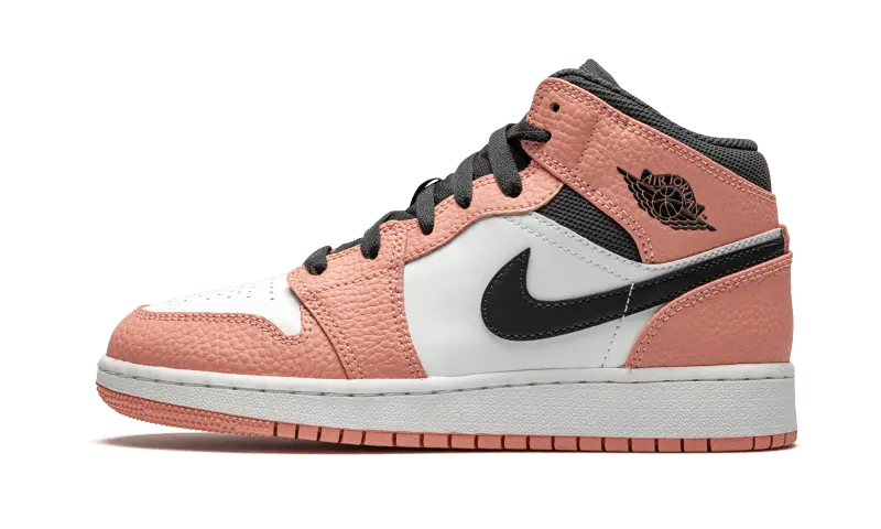 Air Jordan 1 Mid Pink Quartz - 555112-603