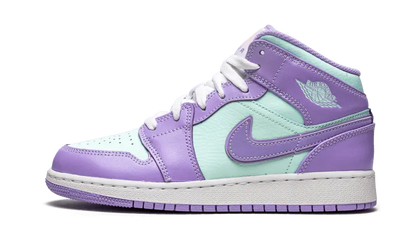 Air Jordan 1 Mid Purple Aqua - 554725-500