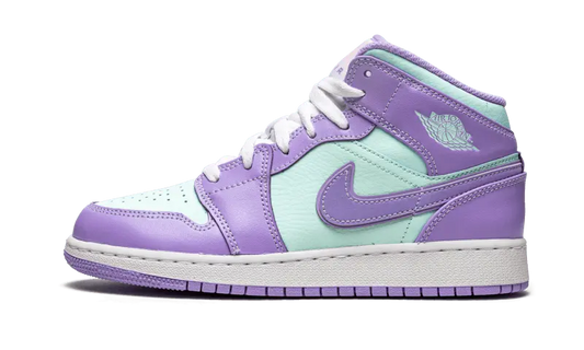 Air Jordan 1 Mid Purple Aqua - 554725-500