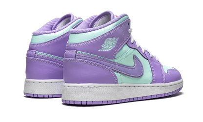 Air Jordan 1 Mid Purple Aqua - 554725-500