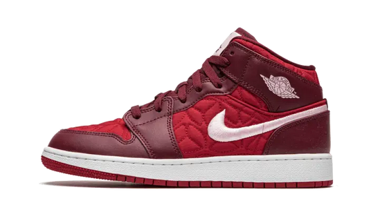 Air Jordan 1 Mid SE Red Quilt