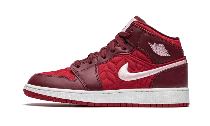 Air Jordan 1 Mid SE Red Quilt