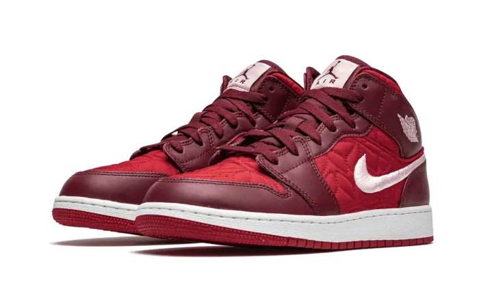 Air Jordan 1 Mid SE Red Quilt