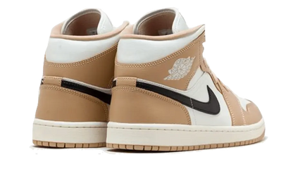 Air Jordan 1 Mid Tan Black