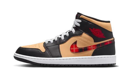 Air Jordan 1 Mid SE Tartan Swoosh