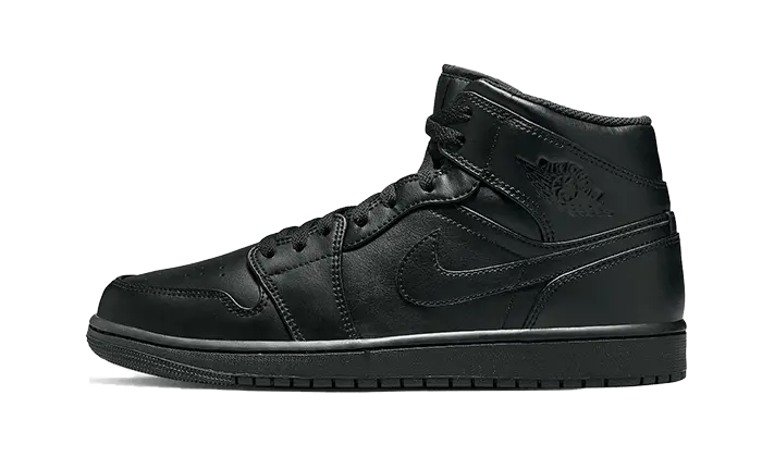 Air Jordan 1 Mid Triple Black (2022)