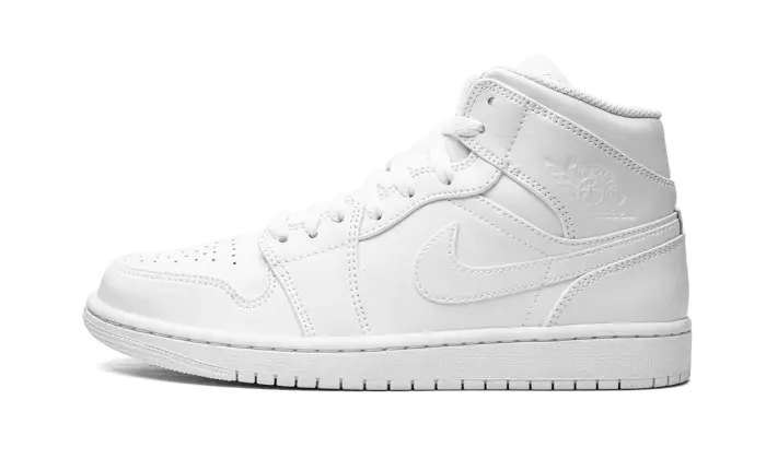 Air Jordan 1 Mid Triple White (2022)