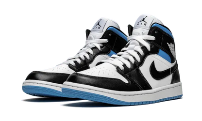 Air Jordan 1 Mid Royal Black and Blue - BQ6472-102