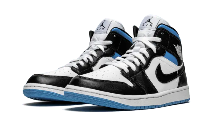 Air Jordan 1 Mid Royal Black and Blue - BQ6472-102