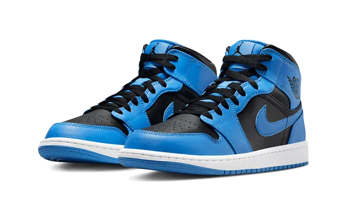 Air Jordan 1 Mid University Blue Black