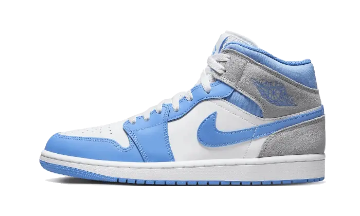 Air Jordan 1 Mid University Blue Grey